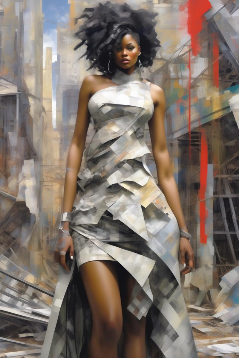 00204-2612625449-_lora_Ben Aronson Style_1_Ben Aronson Style - Embracing avant-garde and deconstructed fashion, a curvaceous ebony woman captivat.png